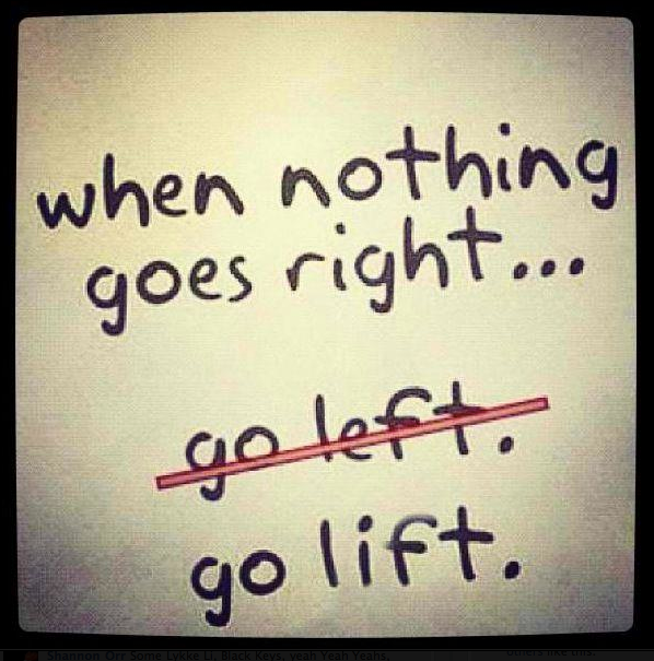 Runner Things #1736: When nothing goes right, go lift.