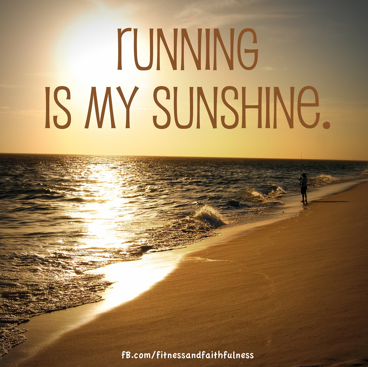 Runner Things #1738: Running is my sunshine. - fb,running