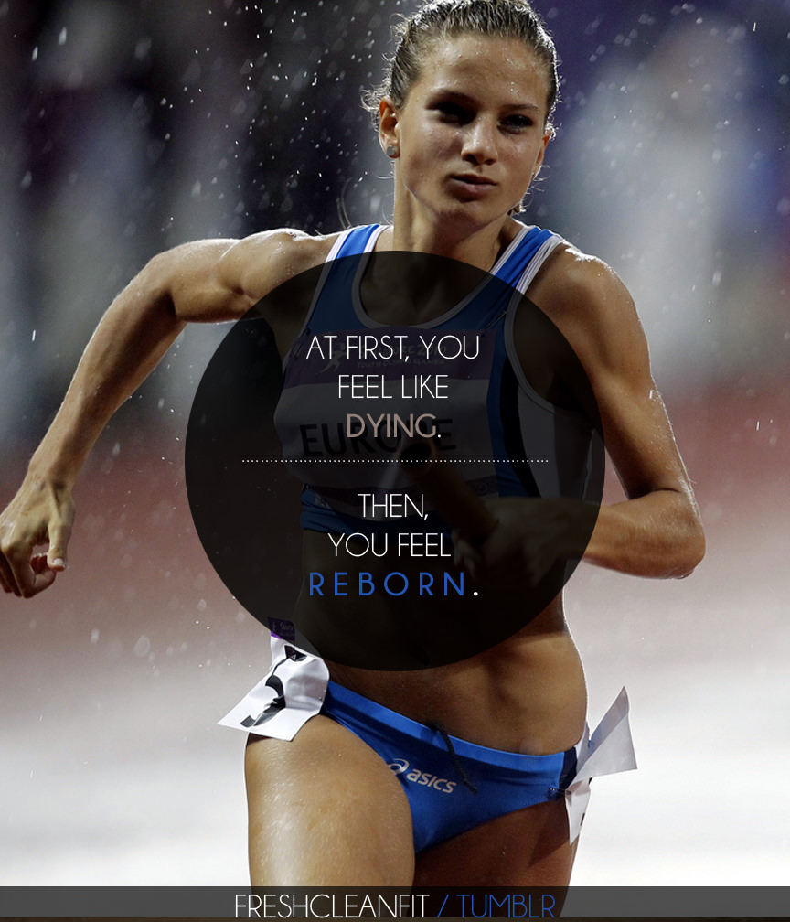 Runner Things #1758: At first, you feel like dying. Then you feel reborn. - fb,running