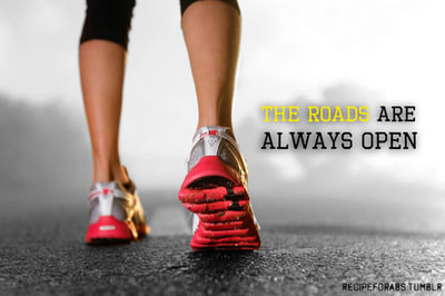 Runner Things #1772: The roads are always open.