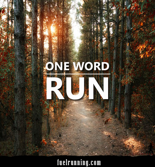 Runner Things #1777: One word, Run.