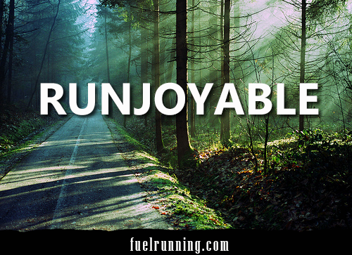 Runner Things #1812: Runjoyable.