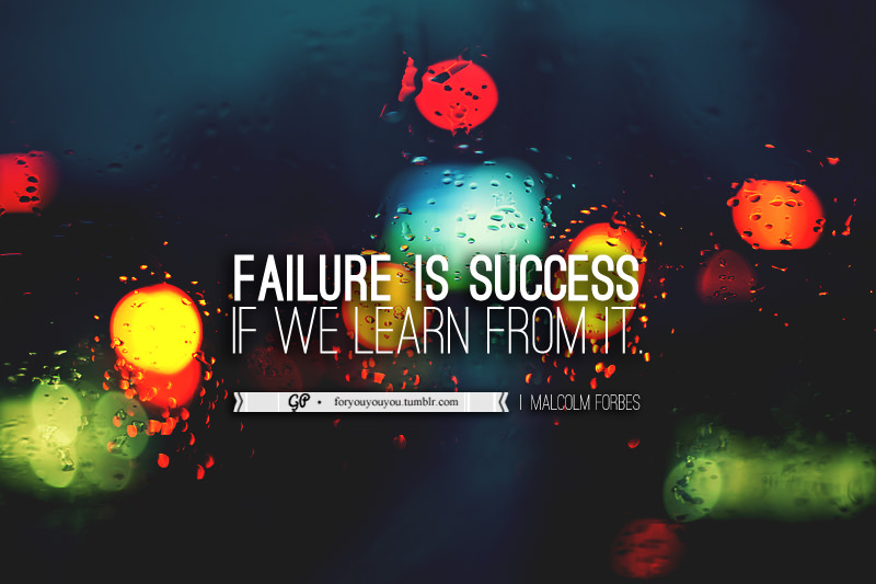 Runner Things #1829: Failure is a success if we learn from it.