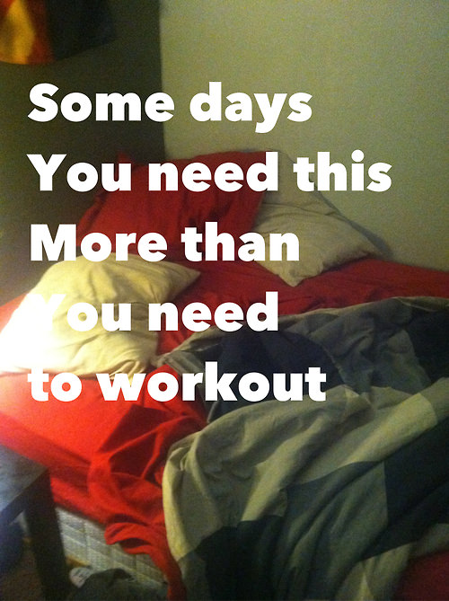 Runner Things #1839: Some days, you need this more than you need workout.