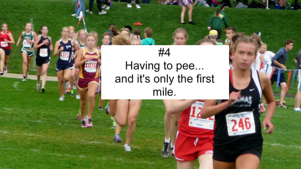 Runner Things #1931: Having to pee and it's only the first mile.