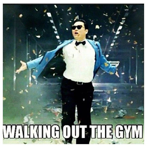 Fitness Humor #59: Walking out of the gym.