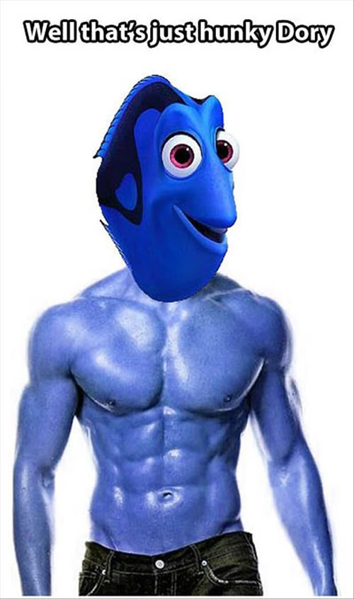 Fitness Humor #84: Well, that's just hunky dory. - Finding Nemo