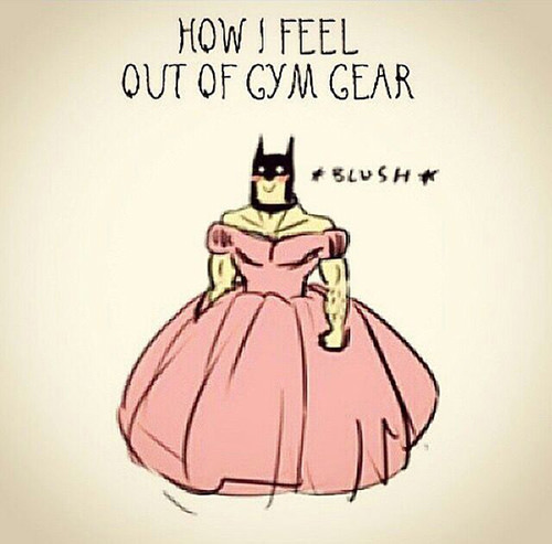 Fitness Humor #109: How I feel out of my gym gear. - fb,fitness-humor