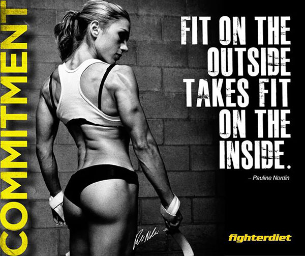 Fitness Matters #13: Fit on the outside takes fit on the inside. - Pauline Nordin - fb,fitness