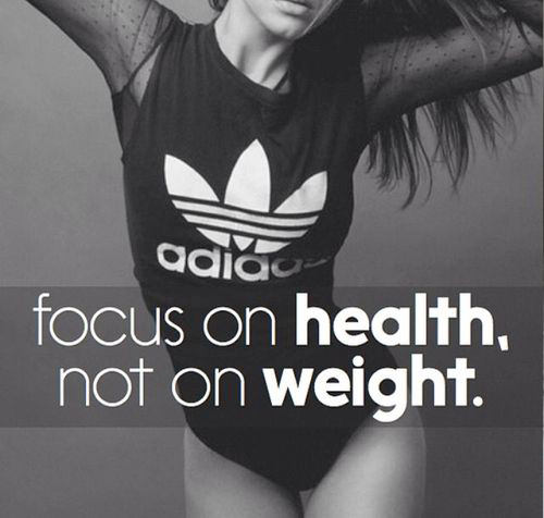 Fitness Matters #18: Focus on health, not on weight. - fb,fitness