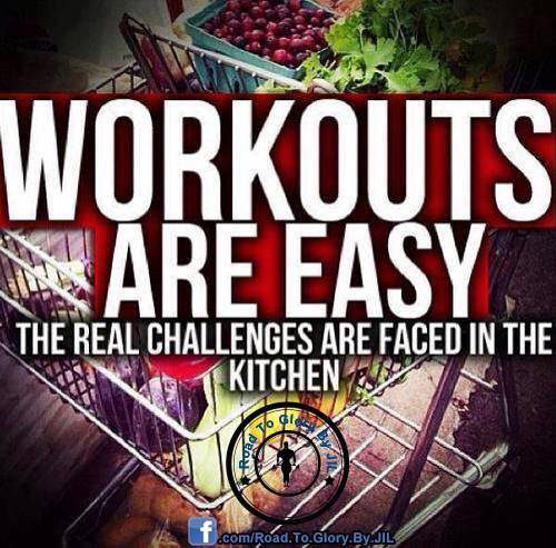 Fitness Matters #32: Workouts are easy. The real challenges are faced in the kitchen. - fb,fitness