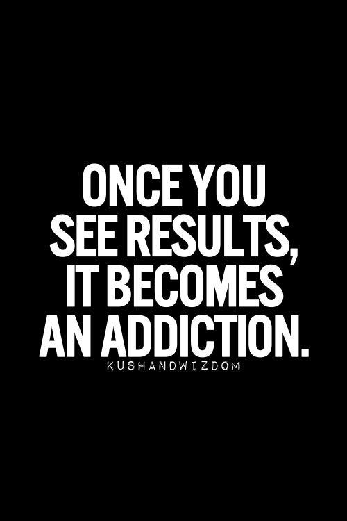 Fitness Matters #50: Once you see results, it becomes an addiction. - fb,fitness