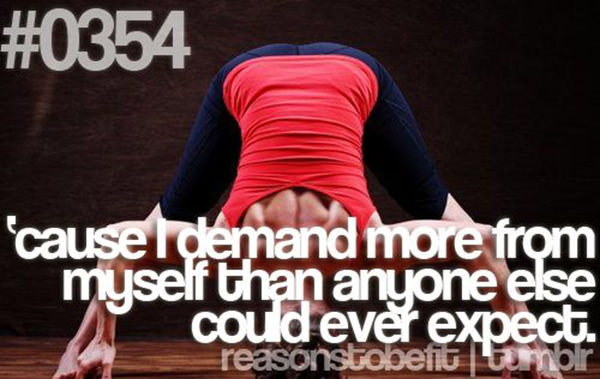 Fitness Matters #64: Cause I demand more from myself than anyone else could ever expect.