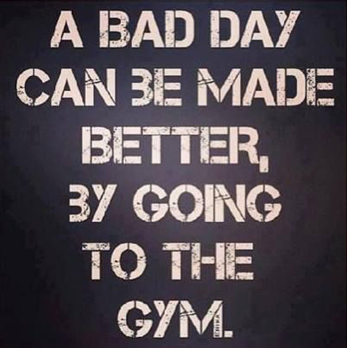 Fitness Matters #118: A bad day can be made better by going to the gym.