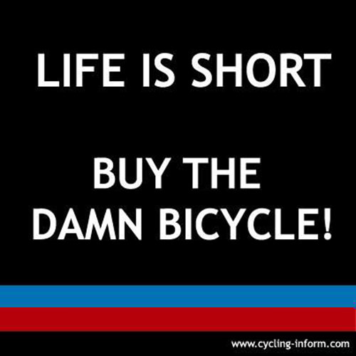 Fitness Matters #154: Life is short. But the damn bicycle.