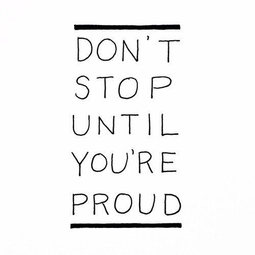 Fitness Matters #161: Don't stop until you're proud.