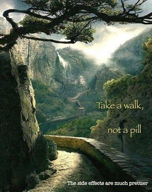 Fitness Matters #171: Take a walk, not a pill. - fb,fitness