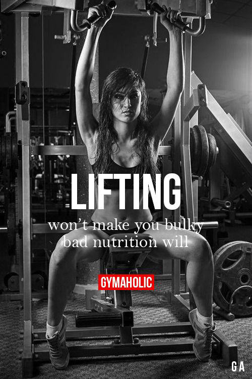 Fitness Matters #181: Lifting won't make you bulky. Bad nutrition will. - fb,fitness