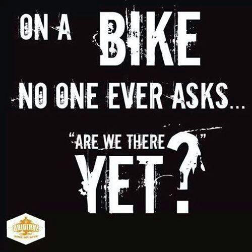 Fitness Matters #197: On a bike, no one ever asks, are we there yet? - fb,fitness,cycling