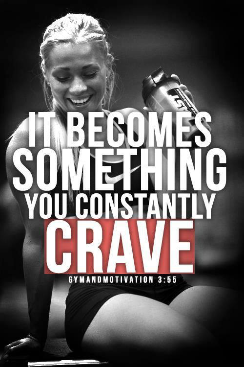 Fitness Matters #200: <p>It becomes something you constantly crave.</p>