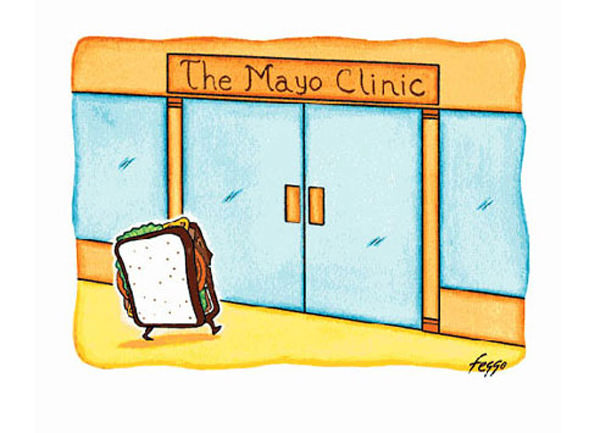 Food Humor #94: The Mayo Clinic