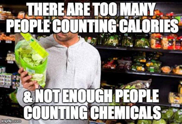 Nutrition Matters #27: There are too many people counting calories, and not enough people counting chemicals.