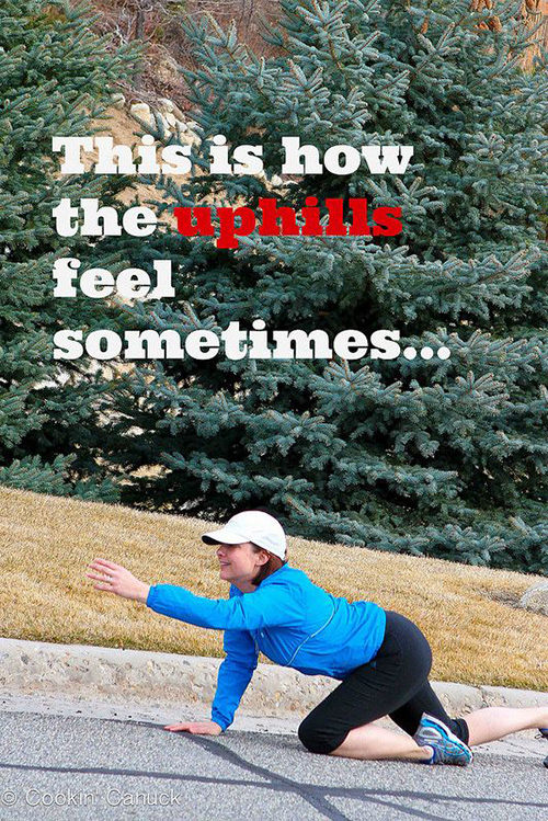 Running Humor #65: This is how the uphills feel sometimes.