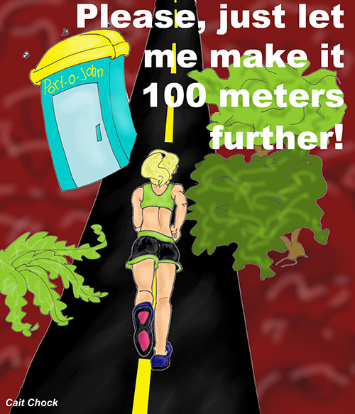 Running Humor #118: Please, just let me make it 100 meters further.