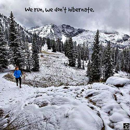 Running Matters #3: We run, we don't hibernate.