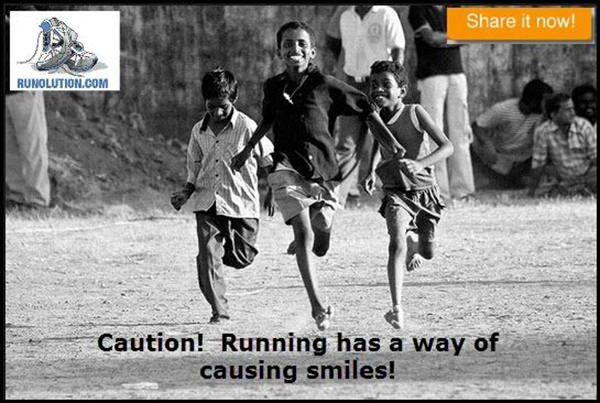 Running Matters #15: Caution. Running has a way of causing smiles.