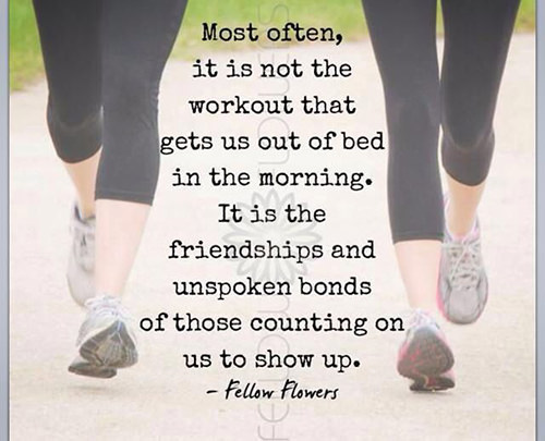 Running Matters #43: Most often, it is not the workout that gets us out of bed in the morning. It is the friendships and unspoken bonds of those counting on us to show up. - fb,running