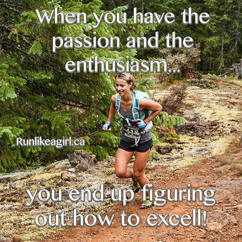 Running Matters #60: When you have the passion and the enthusiasm, you end up figuring out how to excel.