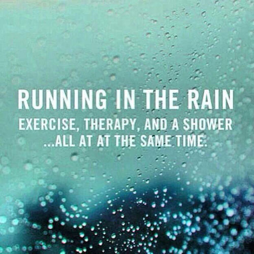 Running Matters #65: Running in the rain. Exercise, therapy, and a shower all at the same time.