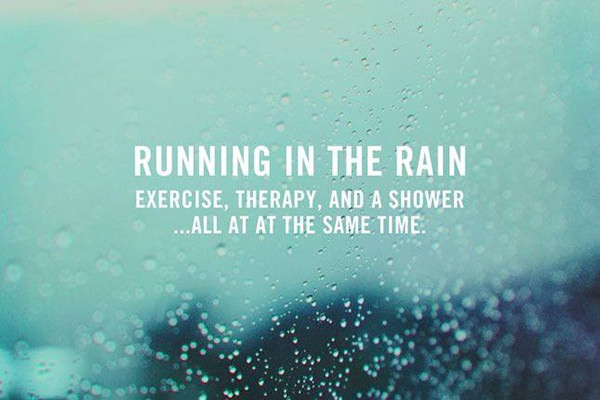 Running Matters #120: Running in the rain. Exercise, therapy, and a shower all at the same time.