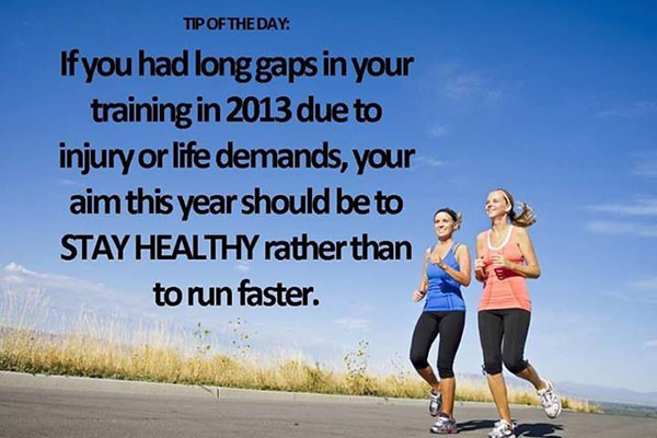 Running Matters #135: If you had long gaps in your training in 2013/2014 due to injury or life demands, your aim this year should be to stay healthy rather than run faster.
