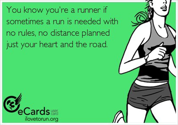 Running Matters #189: You know you're a runner if sometimes a run is needed with no rules, no distance planned, just your heart and the road.