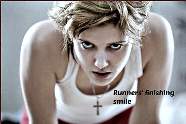 Running Matters #257: Runner's finishing smile. - fb,running